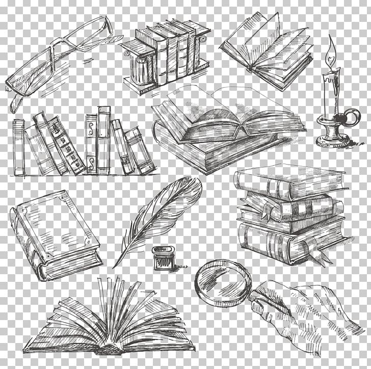 Book Drawing Idea Illustration PNG, Clipart, Angle, Black And White, Book Cover, Book Icon, Booking Free PNG Download