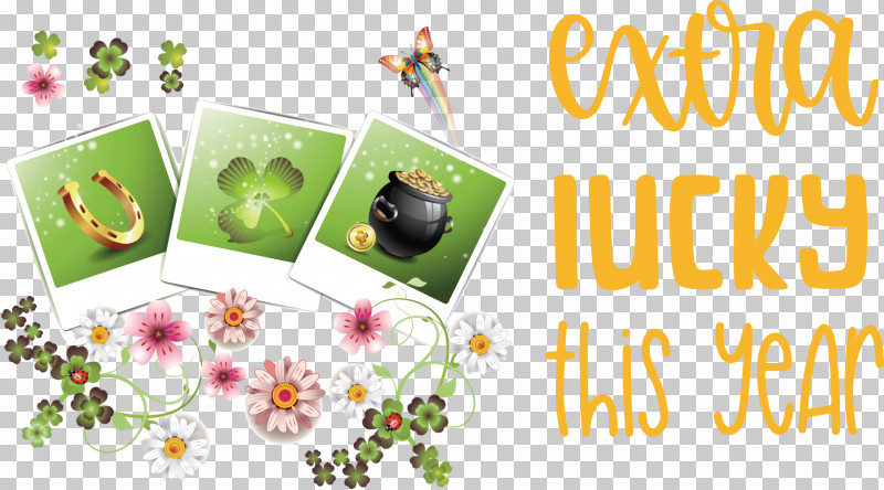 Saint Patrick Patricks Day Extra Lucky PNG, Clipart, Clover, Drawing, Fourleaf Clover, Irish People, Luck Free PNG Download