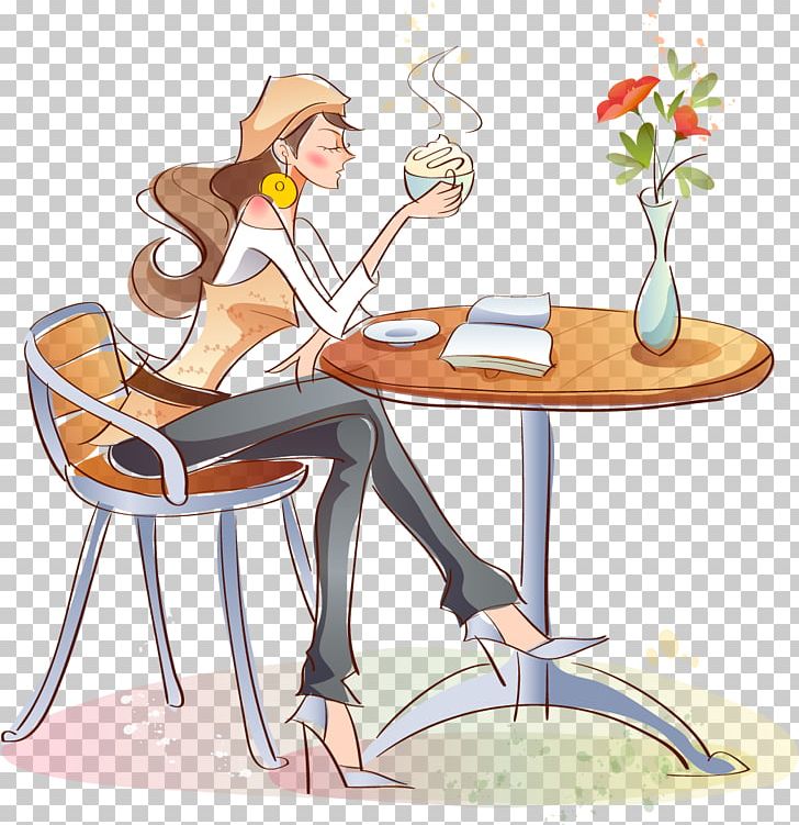 Coffee Cafe Cafxe9 De Flore PNG, Clipart, Buttercream, Cartoon, Chai, Cream, Drink Coffee Free PNG Download