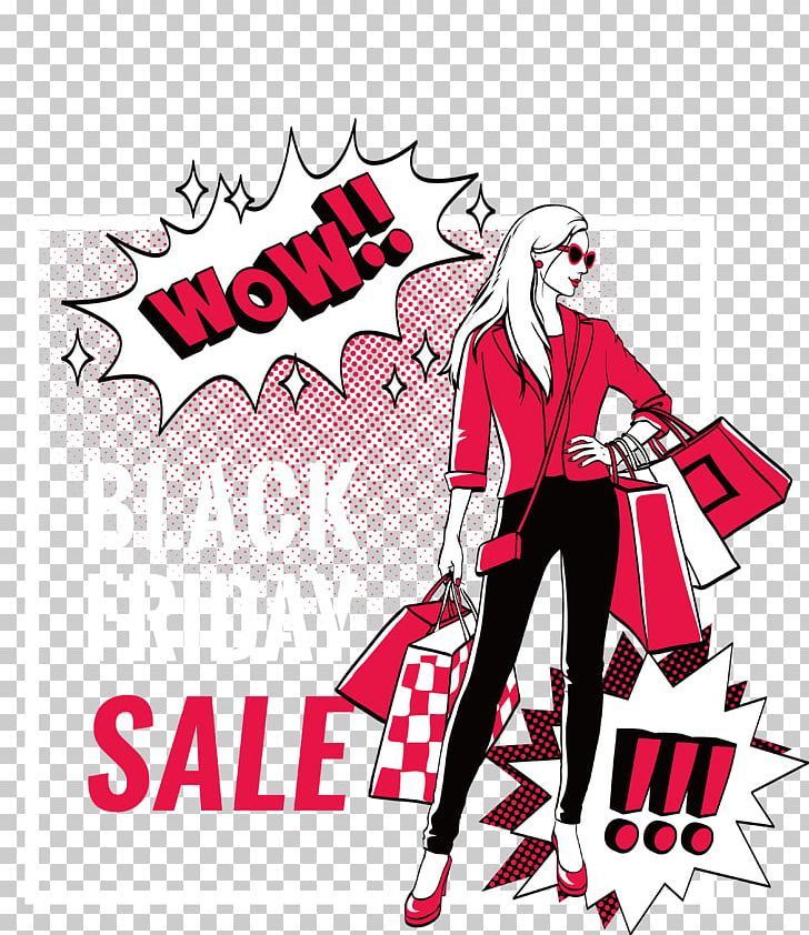 Black Friday Shopping PNG, Clipart, Adobe Illustrator, Advertising, Black Hair, Black White, Discount Free PNG Download