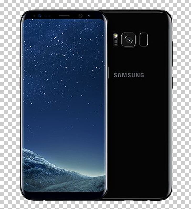 Samsung Galaxy S8+ Midnight Black 4G Smartphone PNG, Clipart, Black, Electric Blue, Electronic Device, Gadget, Logos Free PNG Download