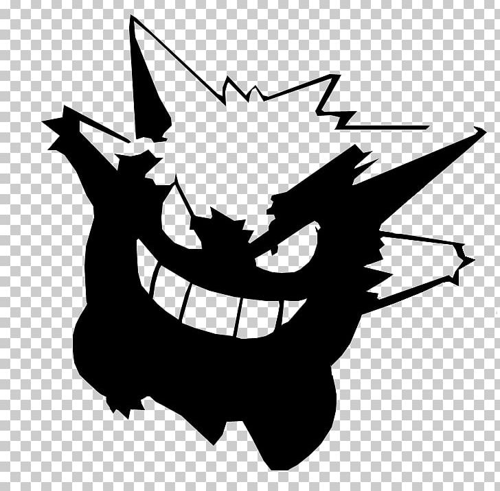 Gengar Haunter Pokémon Drawing Stencil PNG, Clipart, Art, Artwork, Black, Black And White, Charizard Free PNG Download