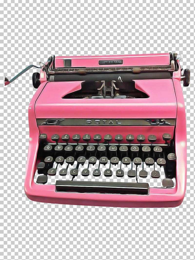 Typewriter Office Equipment Pink Office Supplies Space Bar PNG, Clipart, Magenta, Office Equipment, Office Supplies, Pink, Space Bar Free PNG Download