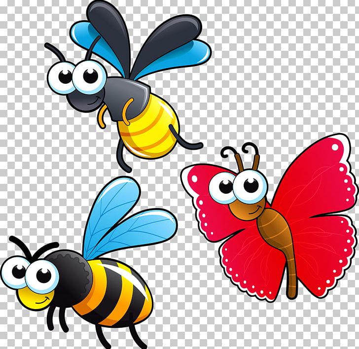 Insect Cartoon Drawing PNG, Clipart, Art, Artwork, Bees, Bee Vector, Butterflies Free PNG Download