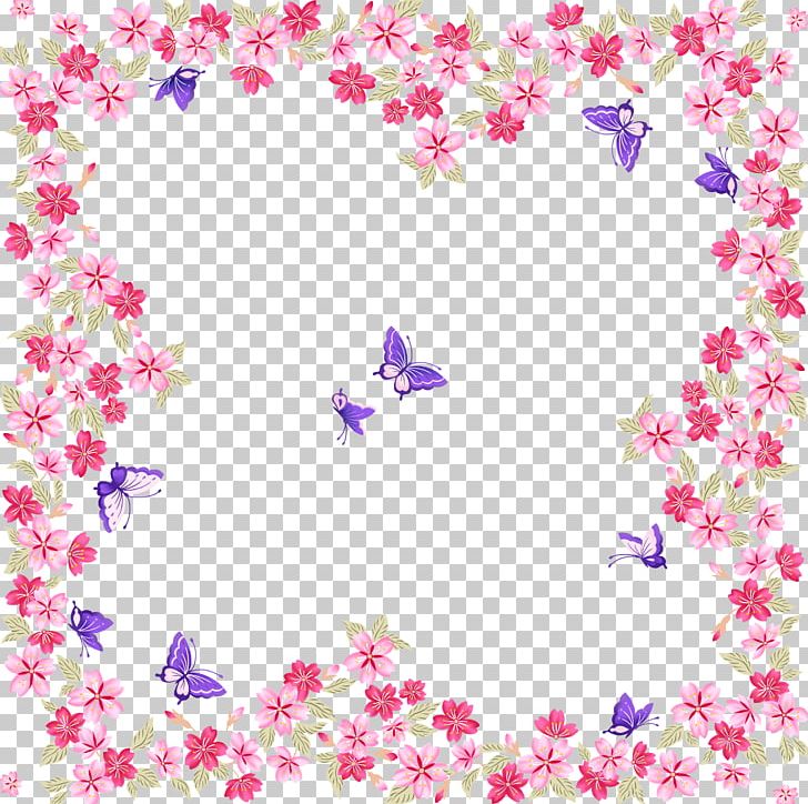 Butterfly Color Pink PNG, Clipart, Area, Blossom, Border Frames, Branch, Butterfly Free PNG Download