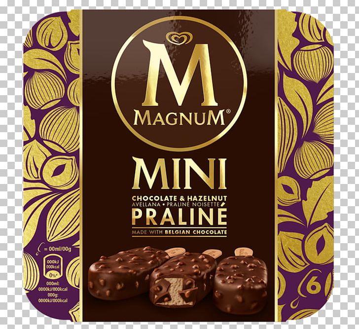 Ice Cream Praline Bonbon Magnum Hazelnut PNG, Clipart, Free PNG Download