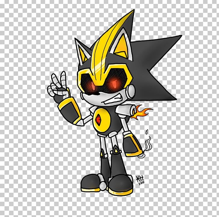 How to draw and paint Metal Sonic 3.0 