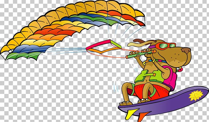 Windsurfing Paragliding PNG, Clipart, Art, Drawing, Entertainment, Fictional Character, Hand Painted Free PNG Download
