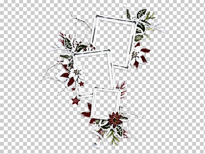 Picture Frame PNG, Clipart, Branch, Christmas Day, Cut Flowers, Decoration, Floral Design Free PNG Download