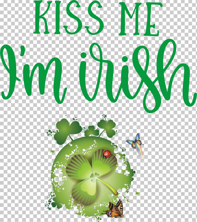 Saint Patrick Patricks Day Kiss Me PNG, Clipart, Clover, Fourleaf Clover, Greeting Card, Irish, Kiss Me Free PNG Download