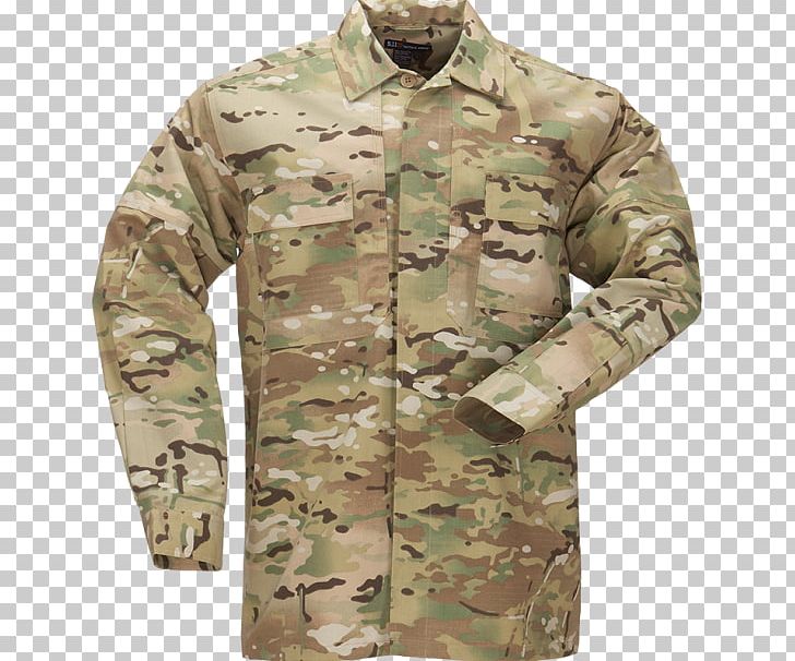 Long-sleeved T-shirt MultiCam Army Combat Shirt PNG, Clipart, 511 Tactical, Army Combat Shirt, Button, Camouflage, Cargo Pants Free PNG Download