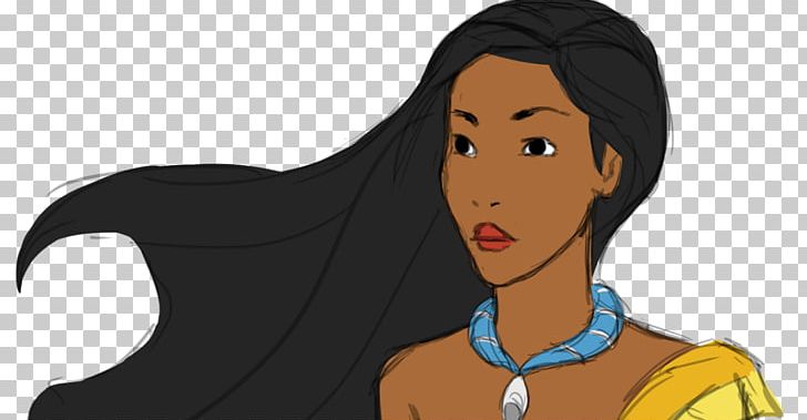 Pocahontas Cream Female Character PNG, Clipart, Black Hair, Brown Hair ...