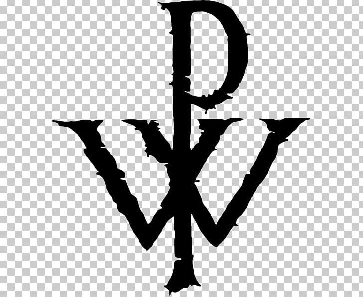 Powerwolf Logo Symbol Germany Christogram PNG, Clipart, Black And White, Blessed Possessed, Chi Rho, Christogram, Germany Free PNG Download