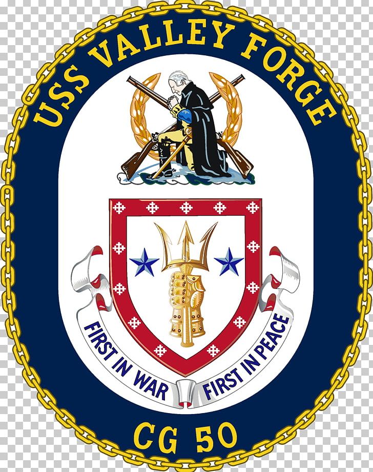 United States USS Valley Forge (CG-50) American Revolution PNG, Clipart, Badge, Continental Army, Crest, Cruiser, Emblem Free PNG Download