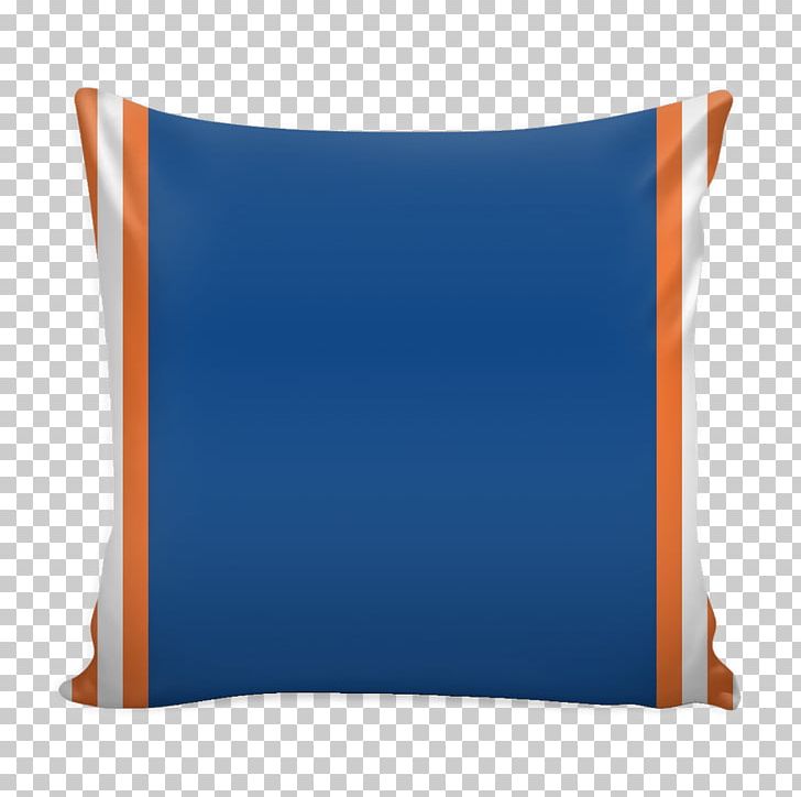 Throw Pillows Cushion PNG, Clipart, Blue, Cushion, Electric Blue, Orange, Pillow Free PNG Download