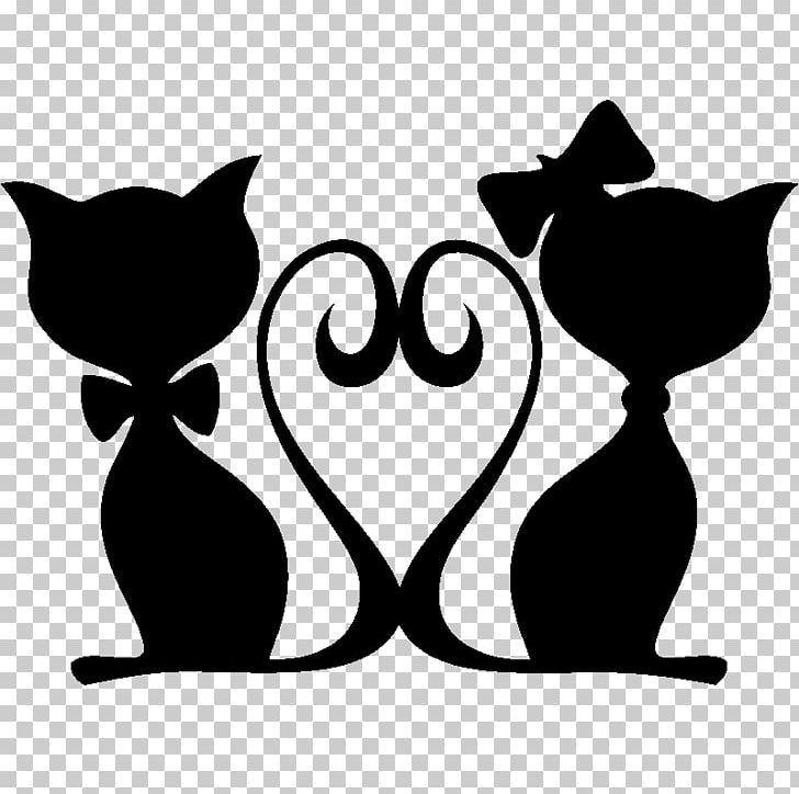 Cat Wall Decal Bumper Sticker PNG, Clipart, Animal, Animals, Black, Black And White, Black Cat Free PNG Download
