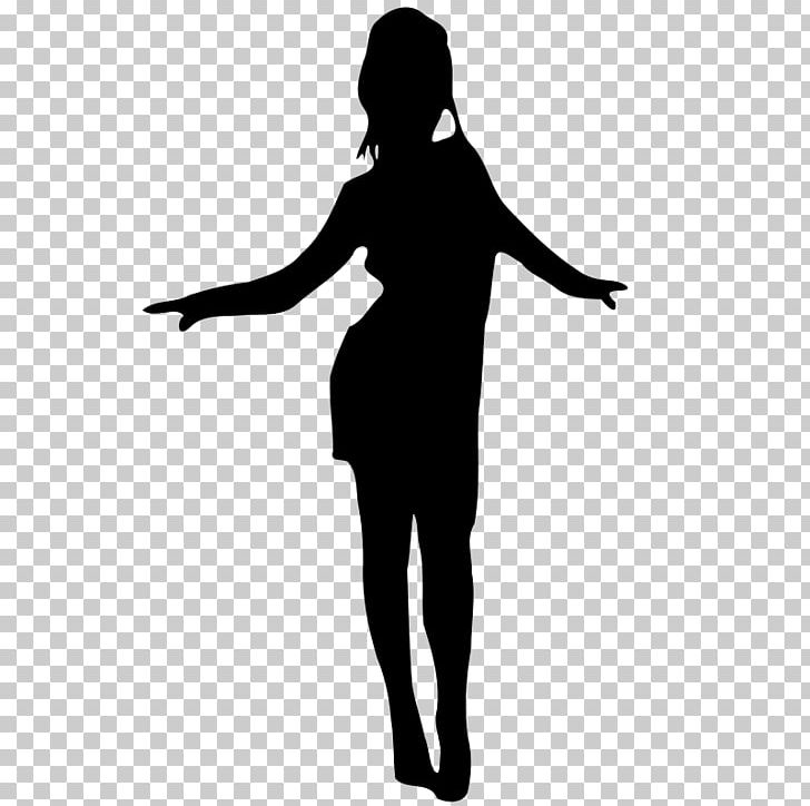 Dance Woman Silhouette PNG, Clipart, Arm, Art, Ballet Dancer, Black, Black And White Free PNG Download