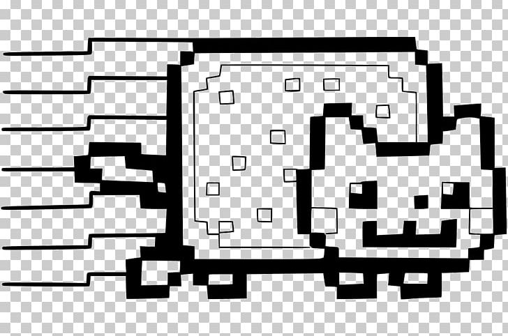 Nyan Cat Coloring Book Tac Nayn PNG, Clipart, Adult, Angle, Area, Black And White, Brand Free PNG Download