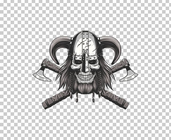 Viking Skull Drawing PNG, Clipart, Art, Axe, Bone, Cross, Design Free PNG Download