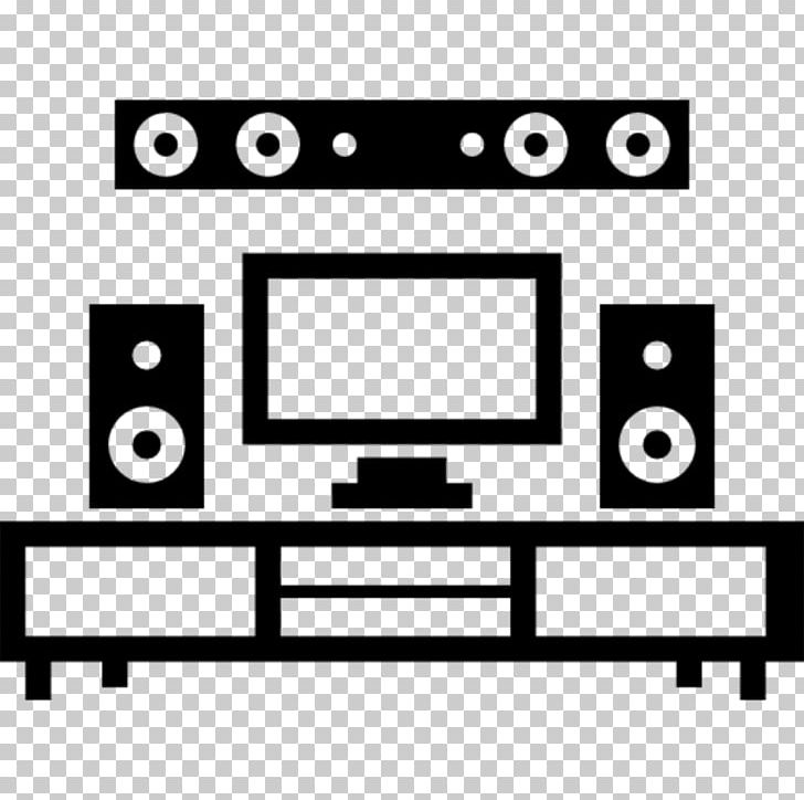 Home Theater Systems Computer Icons Cinema PNG, Clipart, Angle, Area, Audio, Black, Black And White Free PNG Download