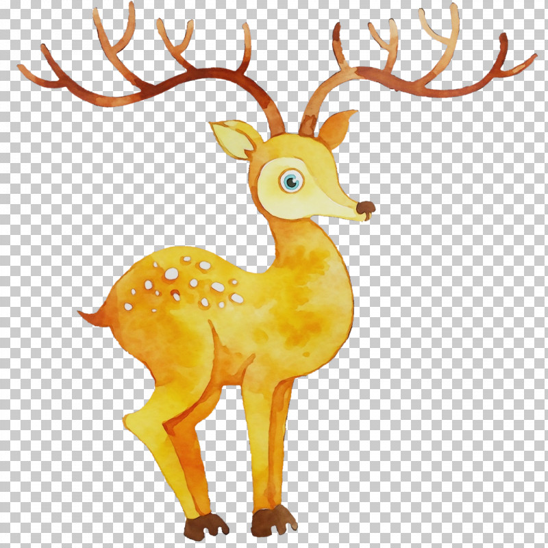 Reindeer PNG, Clipart, Animal Figurine, Antler, Biology, Deer, Paint Free PNG Download