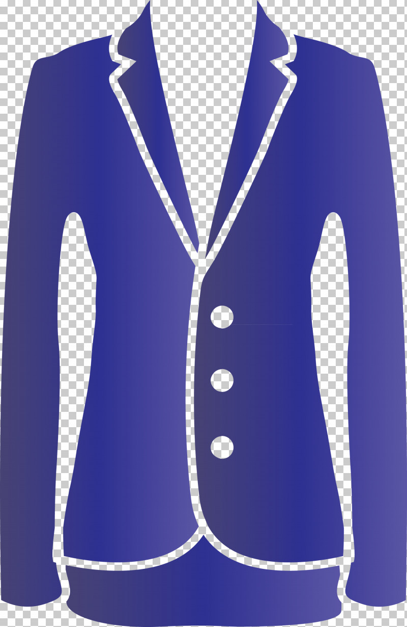 Clothing Outerwear Jacket Blue Cobalt Blue PNG, Clipart, Blazer, Blue, Button, Cardigan, Clothing Free PNG Download