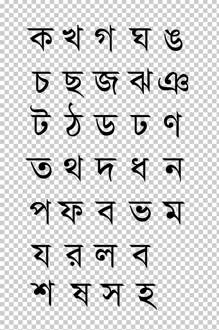hindi letters with bangla