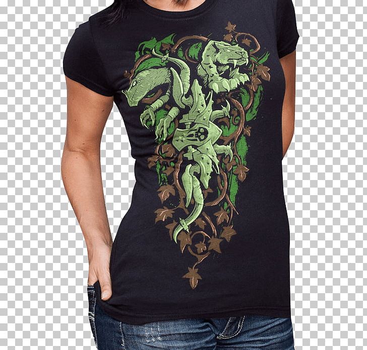 T-shirt World Of Warcraft: Legion Hoodie Sleeve PNG, Clipart, Blood Elf, Bluza, Clothing, Gilets, Green Free PNG Download