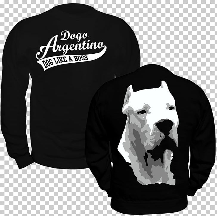 T-shirt Dogo Argentino Jacket Puppy Hunting Dog PNG, Clipart, Attack Dog, Black, Black And White, Bluza, Brand Free PNG Download