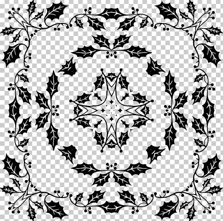 Floral Design Decorative Arts PNG, Clipart, Art, Black, Black And White, Branch, Circle Free PNG Download