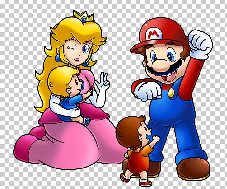 Princess Peach Super Mario Bros. Luigi PNG, Clipart, Art, Baby Mario, Bowser, Cartoon, Child Free PNG Download