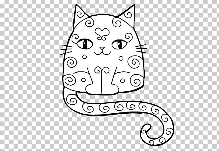 Whiskers Cat Drawing Mandala Coloring Book PNG, Clipart, Animal, Animals, Artwork, Black, Black And White Free PNG Download