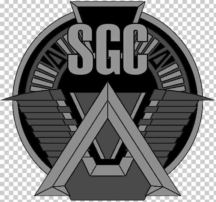 Comandament Stargate Television YouTube Military Science Fiction PNG, Clipart, Badge, Black And White, Brand, Comandament Stargate, Emblem Free PNG Download