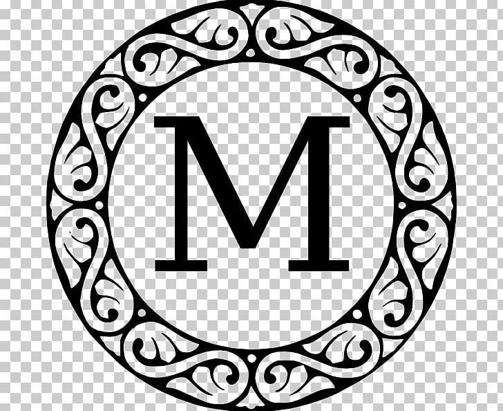 Monogram Letter PNG, Clipart, Area, Art, Black And White, Brand, Circle Free PNG Download