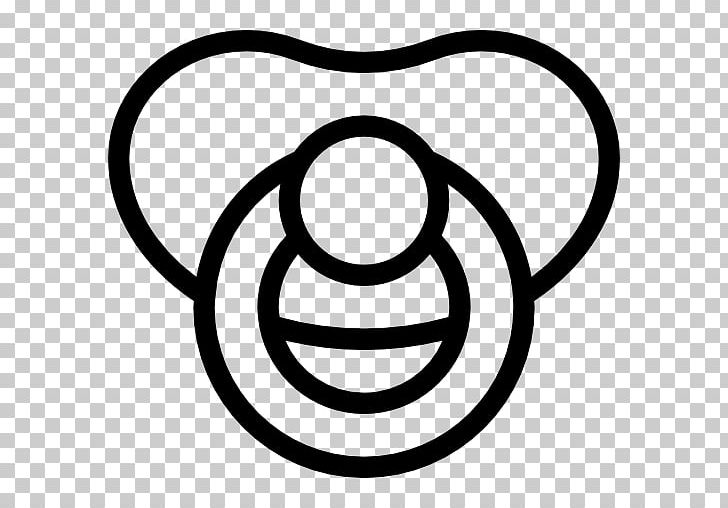 Pacifier Infant Child Computer Icons PNG, Clipart, Area, Baby Colic, Black And White, Child, Circle Free PNG Download
