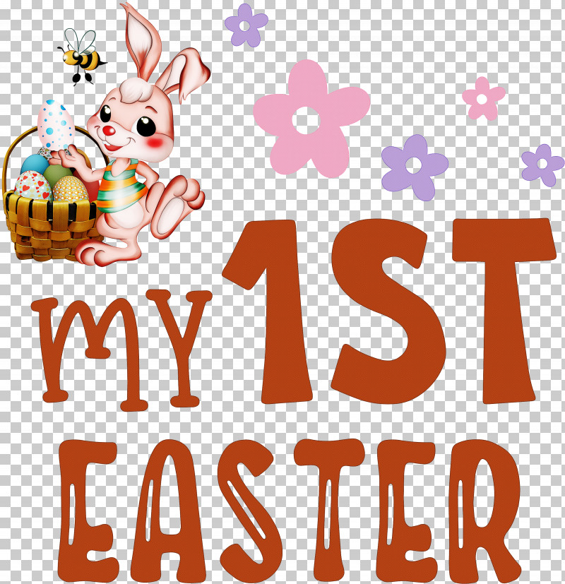 My 1st Easter Easter Baskets Easter Day PNG, Clipart, Behavior, Biology, Cartoon, Easter Baskets, Easter Day Free PNG Download