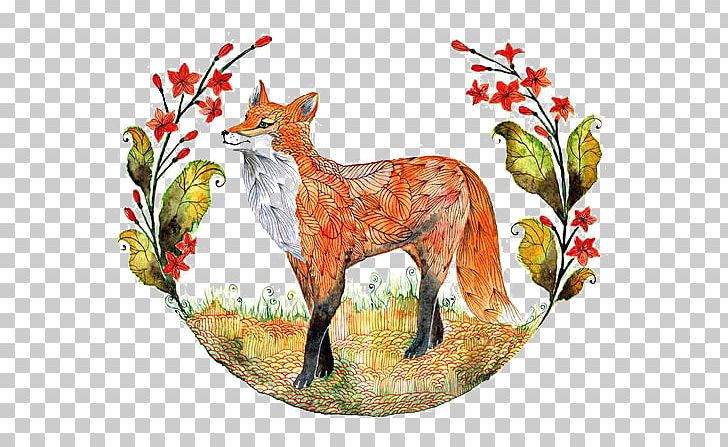 Drawing Fox Watercolor Painting Printmaking Illustration PNG, Clipart, Animal, Animals, Art, Artist, Carnivoran Free PNG Download