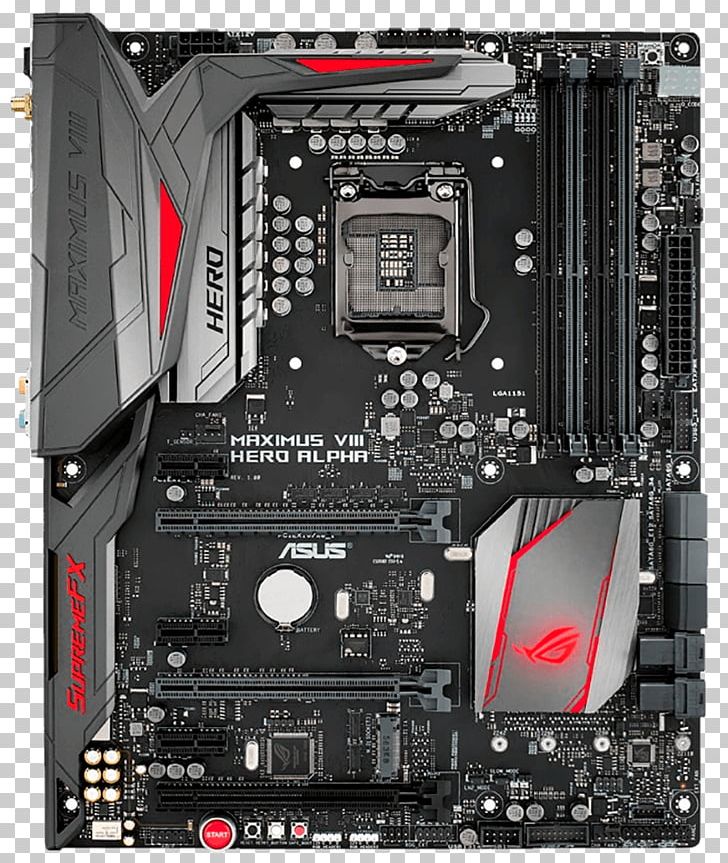 Intel Z170 Premium Motherboard Z170-DELUXE LGA 1151 ATX PNG, Clipart, Asus Rog Maximus Viii Hero Alpha, Atx, Computer Accessory, Computer Hardware, Electronic Device Free PNG Download