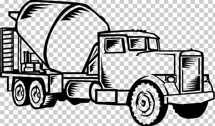 Cement Mixers Concrete PNG, Clipart, Automotive Design, Betongbil, Black And White, Brand, Car Free PNG Download