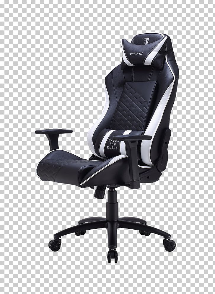 Gaming Chair Black & White Video Game Cushion PNG, Clipart, Amp, Angle, Black, Black White, Car Seat Free PNG Download
