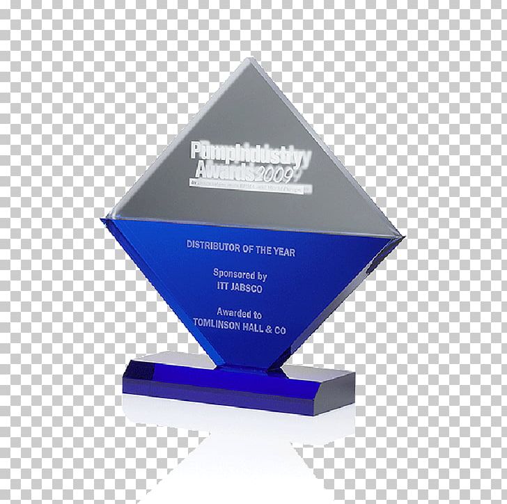 Trophy Award Blue Glass Industrial Design PNG, Clipart, Award, Blue, Brand, Color, Glass Free PNG Download
