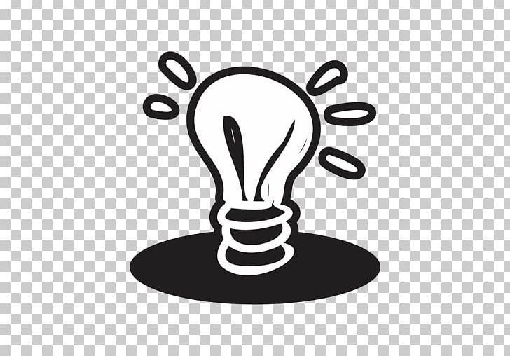 Incandescent Light Bulb Computer Icons Lamp PNG, Clipart, Black And White, Computer Icons, Drinkware, Electricity, Electric Light Free PNG Download