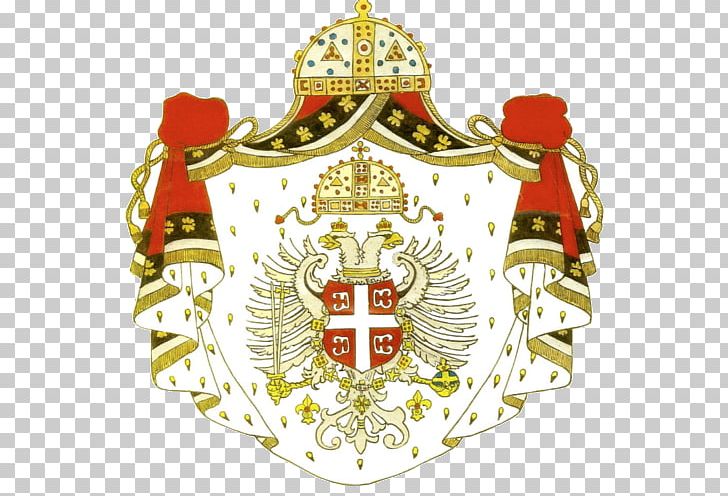 Serbia Obrenović Dynasty Heraldry Royal Family Coat Of Arms PNG, Clipart, Christmas Decoration, Christmas Ornament, Coat Of Arms, Crest, Crown Free PNG Download