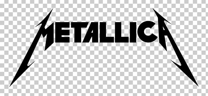 Metallica Logo Musician Stencil PNG, Clipart, Angle, Area, Black, Black And White, Brand Free PNG Download