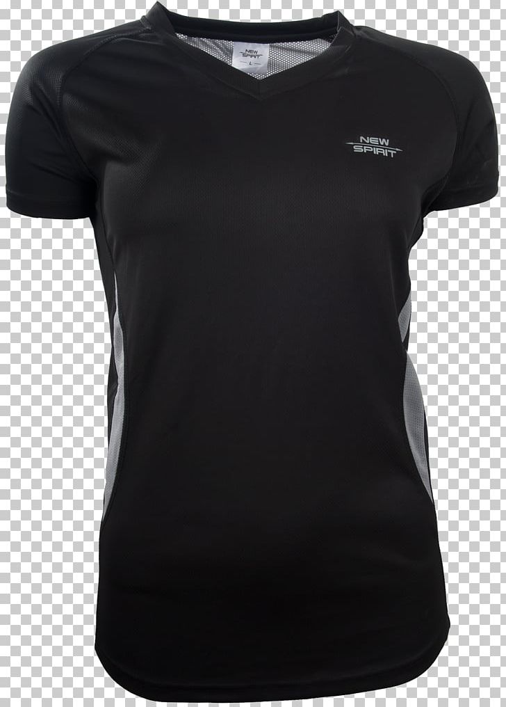 T-shirt Sleeve Clothing Neckline Cotton PNG, Clipart, Active Shirt, Allegro, Black, Clothing, Clothing Sizes Free PNG Download
