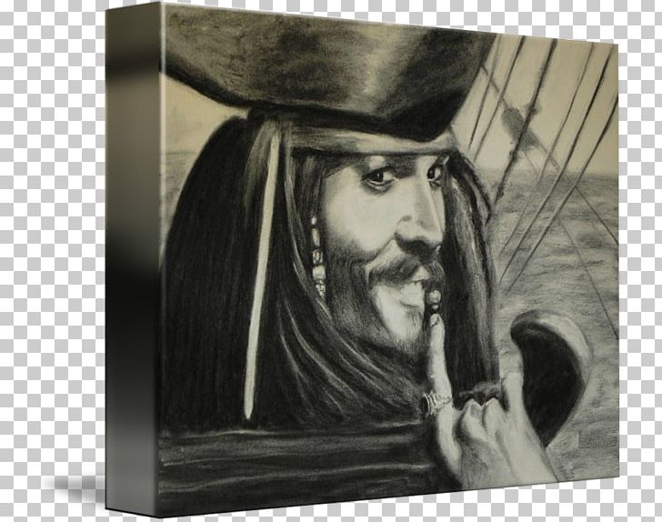 Jack Sparrow Drawing Pirates Of The Caribbean Piracy Sketch PNG, Clipart, Art, Black And White, Canvas Print, Charcoal, Drawing Free PNG Download