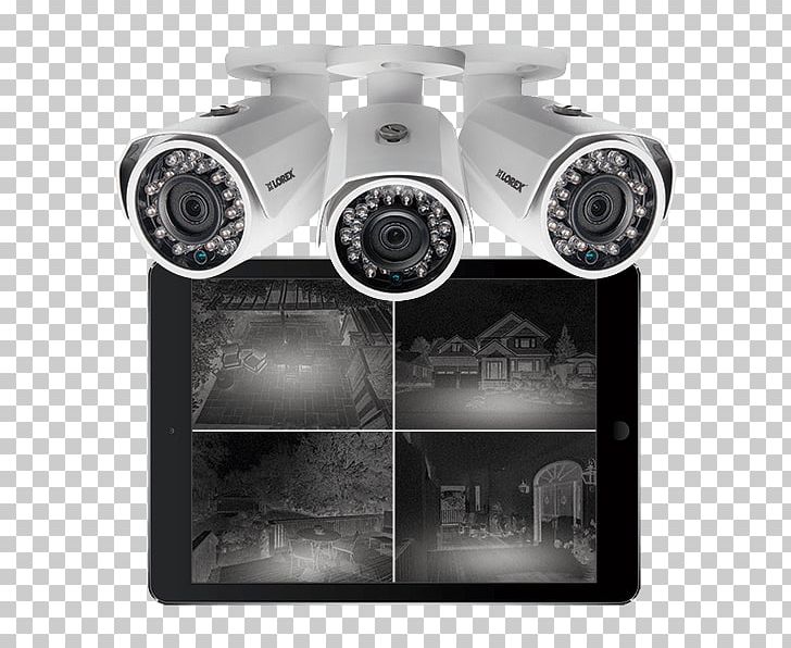 Wireless Security Camera Lorex Technology Inc Security Alarms & Systems Home Security PNG, Clipart, 720p, 1080p, Angle, Black And White, Brand Free PNG Download