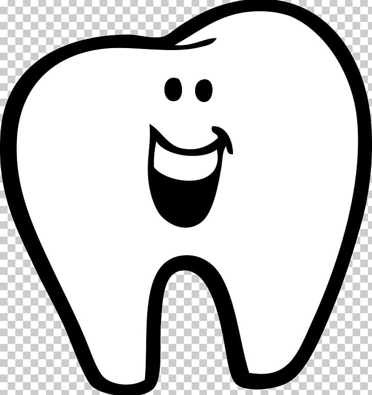 teeth black and white clipart