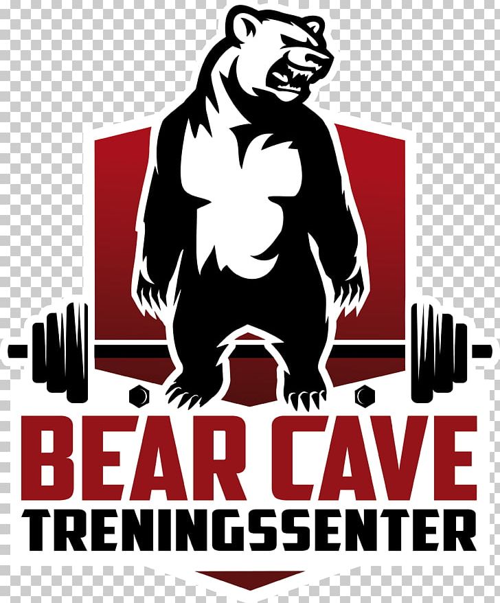Illustration Logo Weight Training Fitness Centre PNG, Clipart, Art, Brand, Cave Bear, Character, Exercise Equipment Free PNG Download