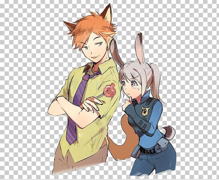 Nick and judy anime